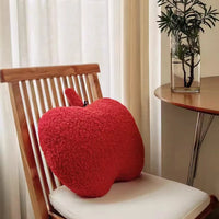 Coussin en Peluche Pomme