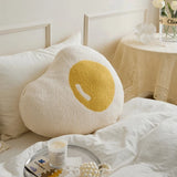 Coussin Peluche Œuf au Plat