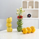 Vase Sculptural Fruits Empilés