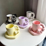 Mug Cœur avec Soucoupe
