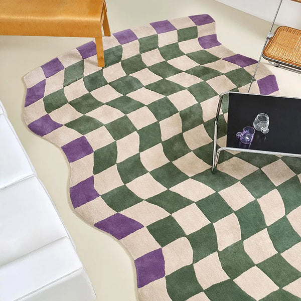 Tapis Damier Artistique