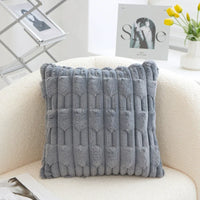 Housse de Coussin Texturé Fluffy