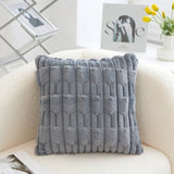 Housse de Coussin Texturé Fluffy