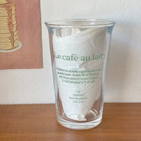 Verre à Latte Français Transparent