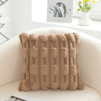 Housse de Coussin Texturé Fluffy