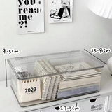 Grande Box de Rangement Bureau Transparent