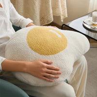 Coussin Peluche Œuf au Plat