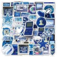 Stickers Retro Gaming Blue