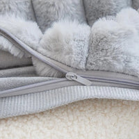 Housse de Coussin Texturé Fluffy