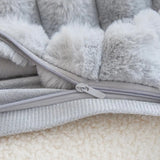 Housse de Coussin Texturé Fluffy
