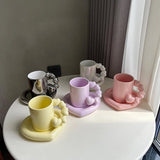 Mug Cœur avec Soucoupe