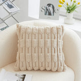 Housse de Coussin Texturé Fluffy