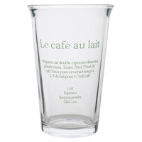 Verre à Latte Français Transparent