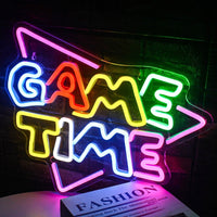 Game Room Neon Sign LED Sign Home Bar Men Cave Games Recreation Party Birthday Bedroom Bedside Wall Decoration Neon Light Gifts - MaChambreAesthetic 