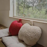 Coussin en Peluche Pomme