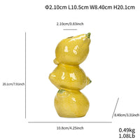 Vase Sculptural Fruits Empilés