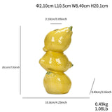 Vase Sculptural Fruits Empilés