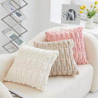 Housse de Coussin Texturé Fluffy