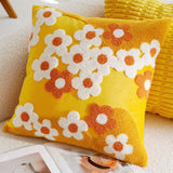 Housse de Coussin Marguerites Colorées