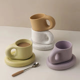 Tasse à Café mignonne avec Soucoupe