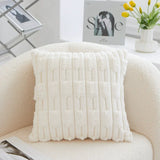 Housse de Coussin Texturé Fluffy