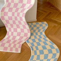 Tapis Ondulé à Carreaux