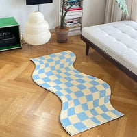 Tapis Ondulé à Carreaux