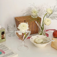 Vase Cœur en Verre