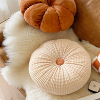 Housse de Coussin Tissé Orange