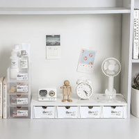 Mini bac de Rangement Bureau Blanc pratique