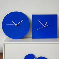 Horloge Murale Bleu