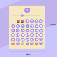 Calendrier Éducatif Kawaii
