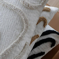 Housse de Coussin Motif Abstrait Chic