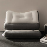 Oreiller Ergonomique Gris et Blanc