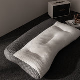 Oreiller Ergonomique Gris et Blanc