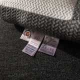 Oreiller Ergonomique Gris et Blanc