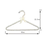 Cintres avec Perles Blanches