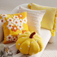 Housse de Coussin Marguerites Colorées