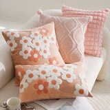 Housse de Coussin Marguerites Colorées