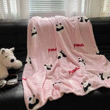 Plaid Kawaii Panda Rose