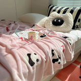 Plaid Kawaii Panda Rose