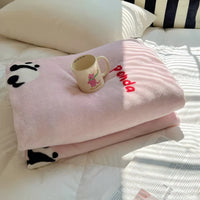 Plaid Kawaii Panda Rose