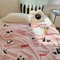 Plaid Kawaii Panda Rose
