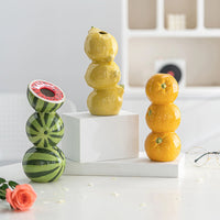 Vase Sculptural Fruits Empilés