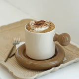 Mug Cappuccino Poignée Ronde