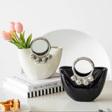 Vase de Table Design Sac à Main