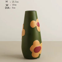 Vases Morandi avec Fleurs en Relief