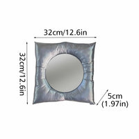 Miroir à Coussin Métal Argenté