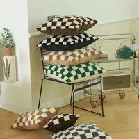 Housse de Coussin Damier