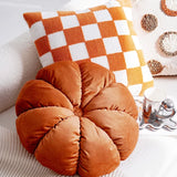 Housse de Coussin Tissé Orange